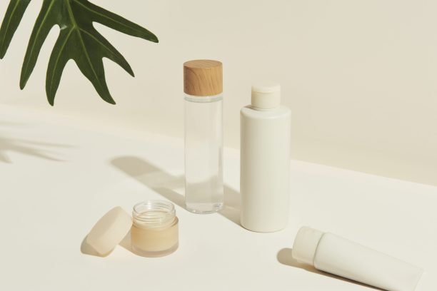 Set of skin care package design resource